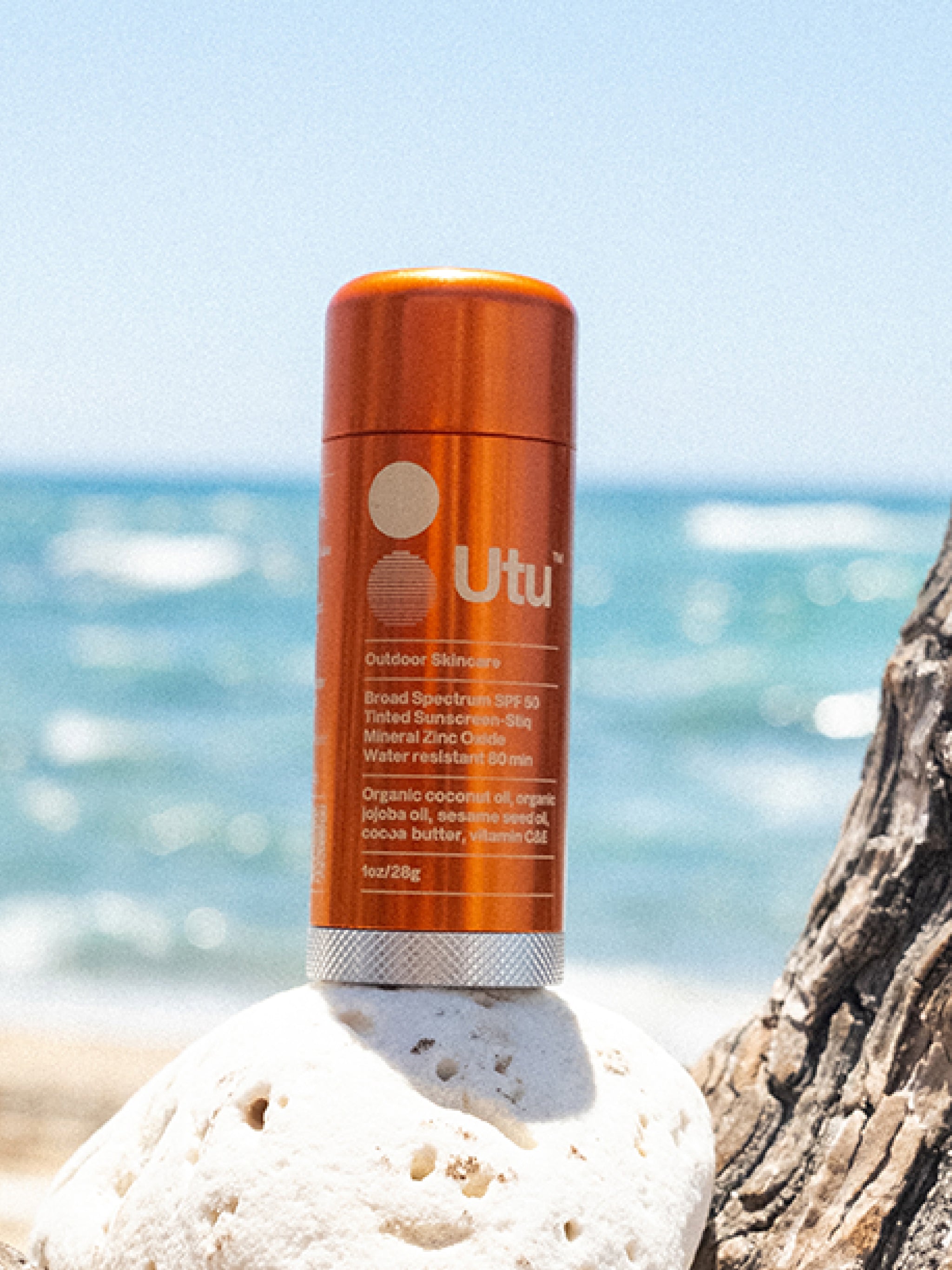 SPF50 Lightly Tinted Mineral Sunscreen Stick – VIOLET GREY