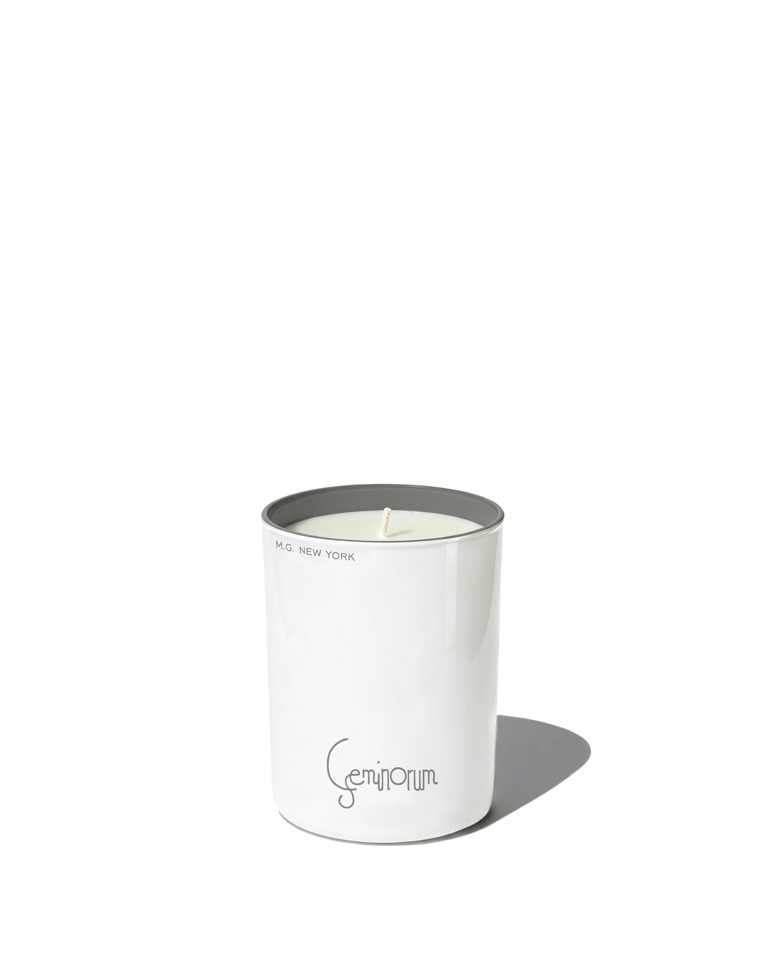 The Geminorum (Gemini) Candle & Lid – VIOLET GREY