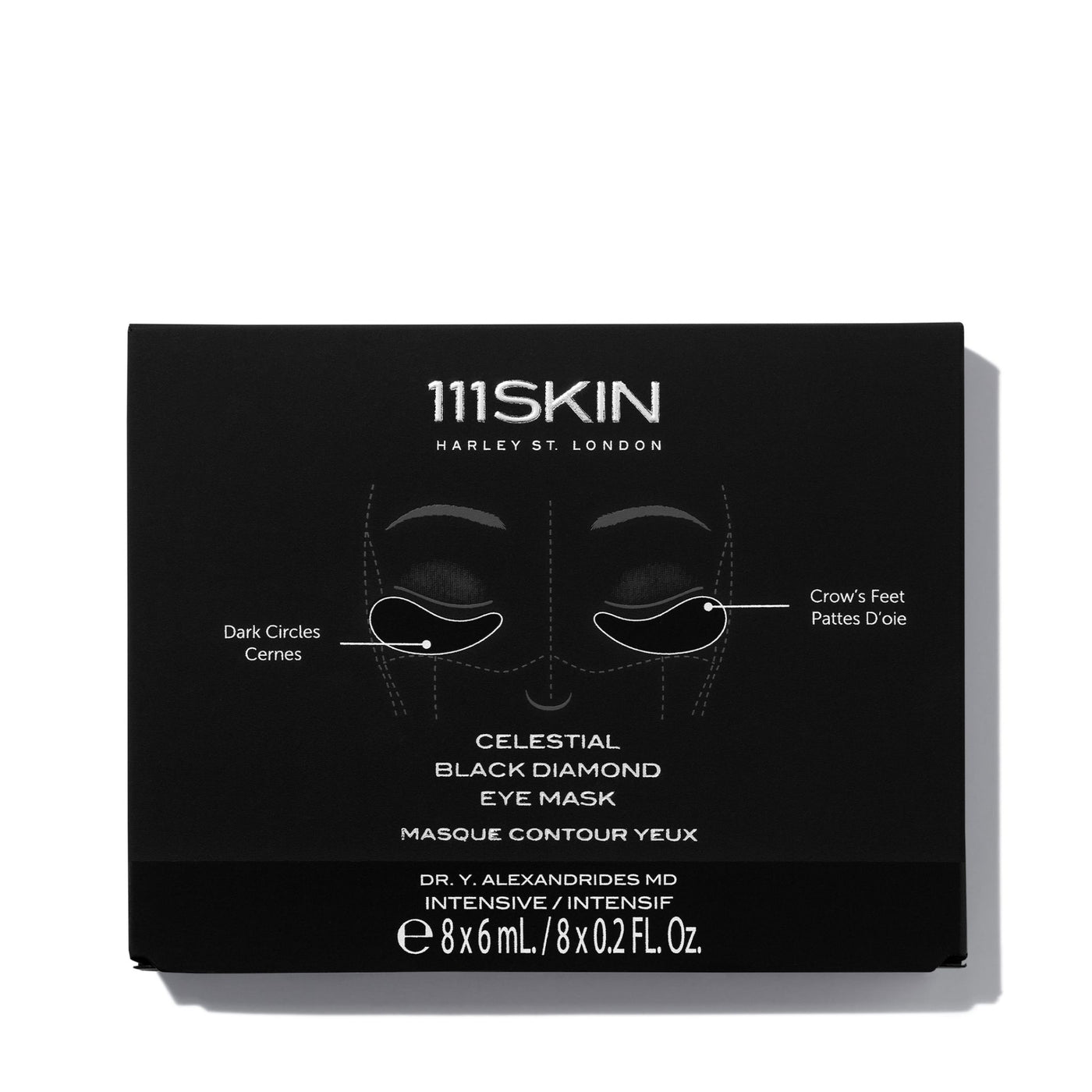 Celestial Black Diamond Eye Mask