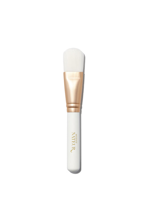 wooden vegan face mask brush