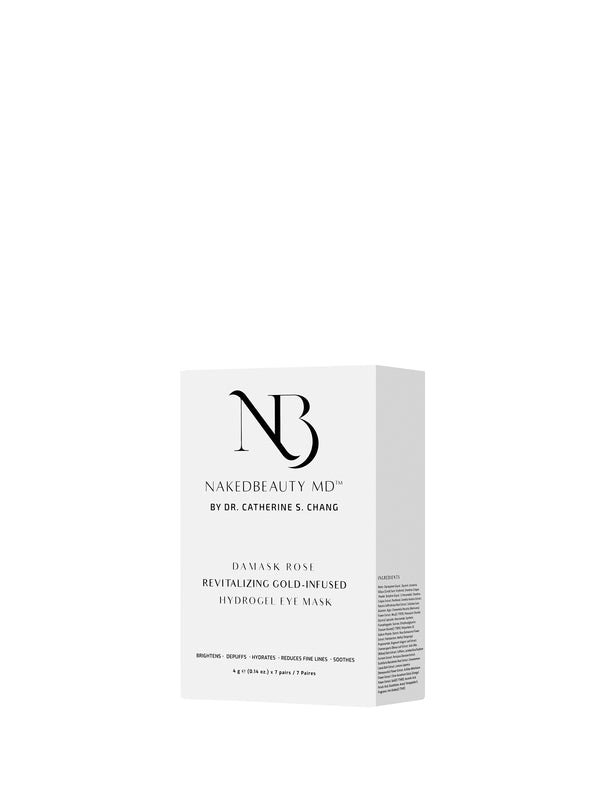Damask Rose Revitalizing Gold-Infused Hydrogel Eye Masks