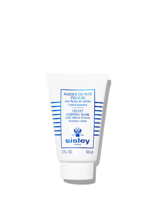 Velvet Sleeping Mask with Saffron Flowers