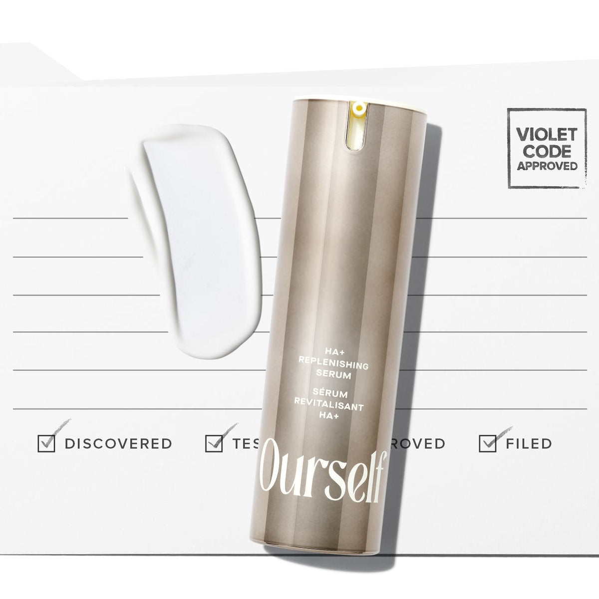 OURSELF’S HA+ REPLENISHING SERUM – VIOLET GREY