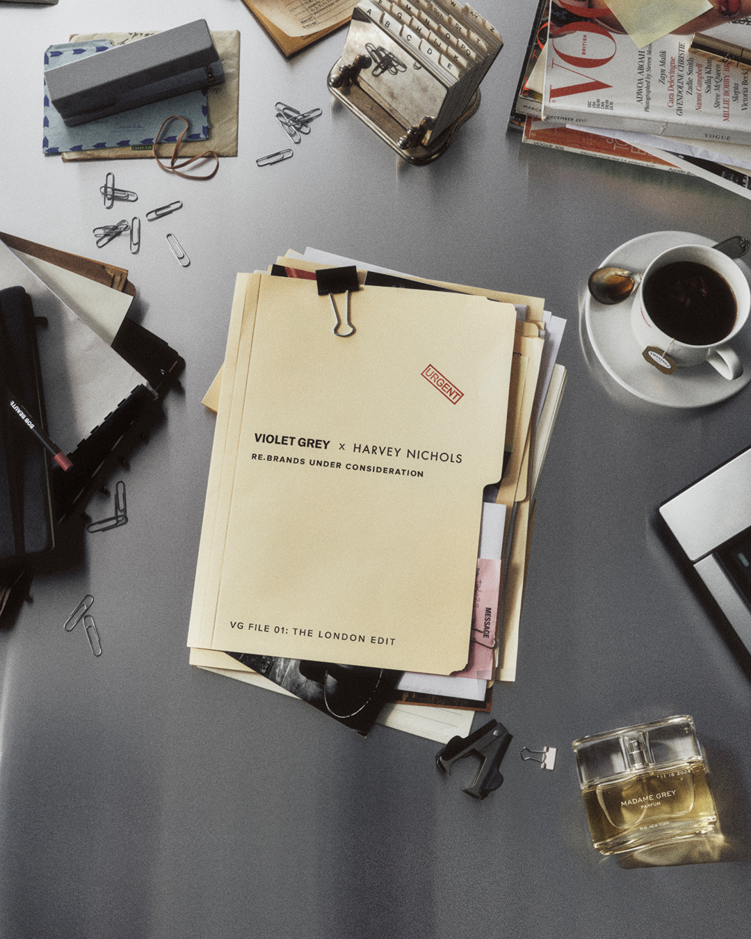 VIOLET GREY LANDS IN LONDON