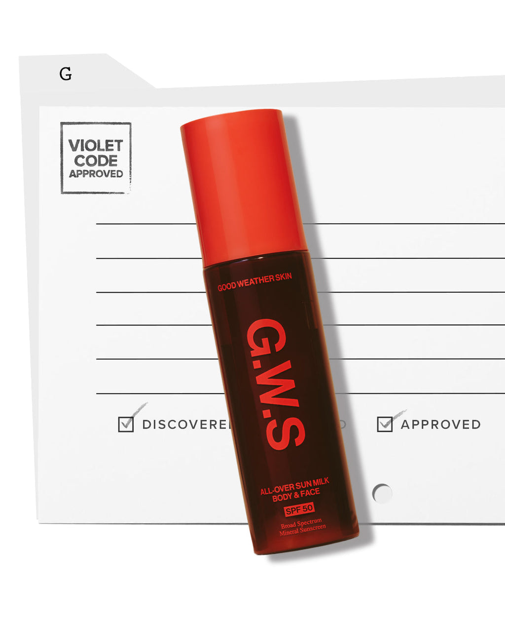 GOOD WEATHER SKIN’S ALL-OVER SUN MILK SPF 50
