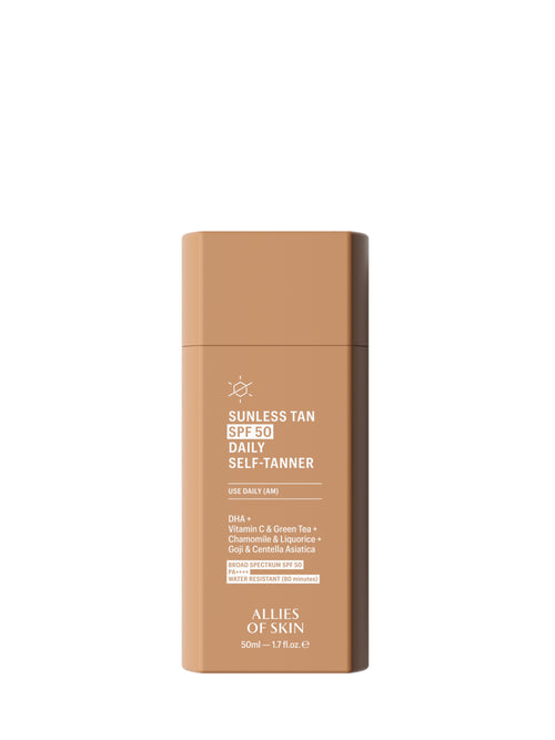 Sunless Tan SPF 50 Sunscreen + Self-Tanner