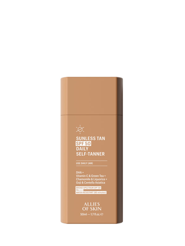 Sunless Tan SPF 50 Sunscreen + Self-Tanner