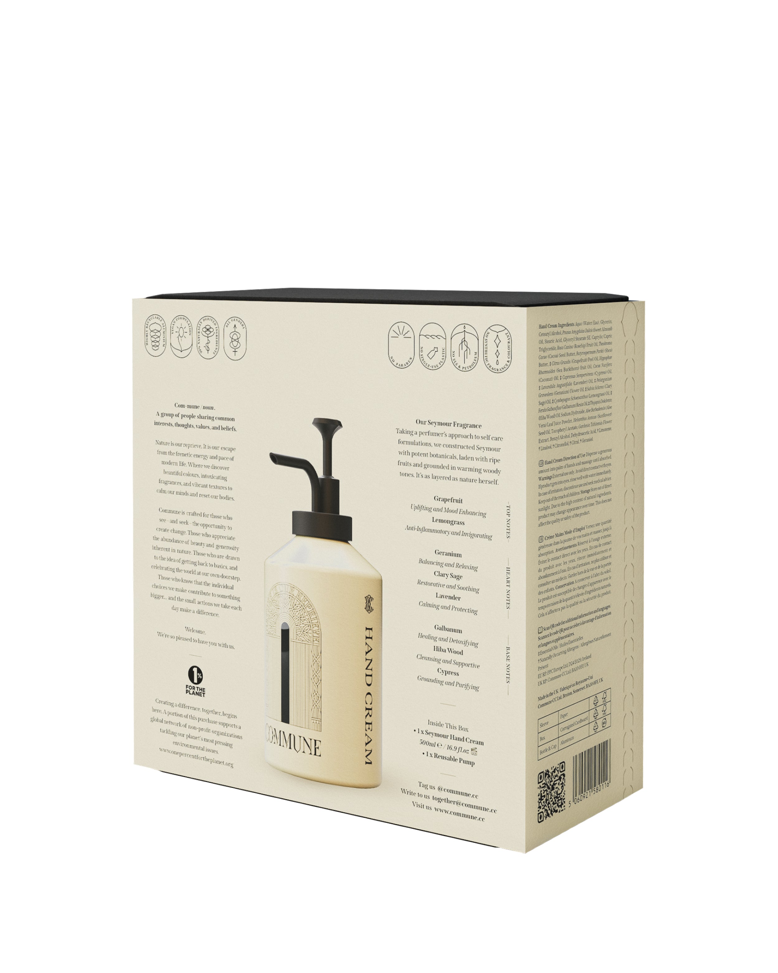 Seymour Hand Cream + Reusable Pump – VIOLET GREY