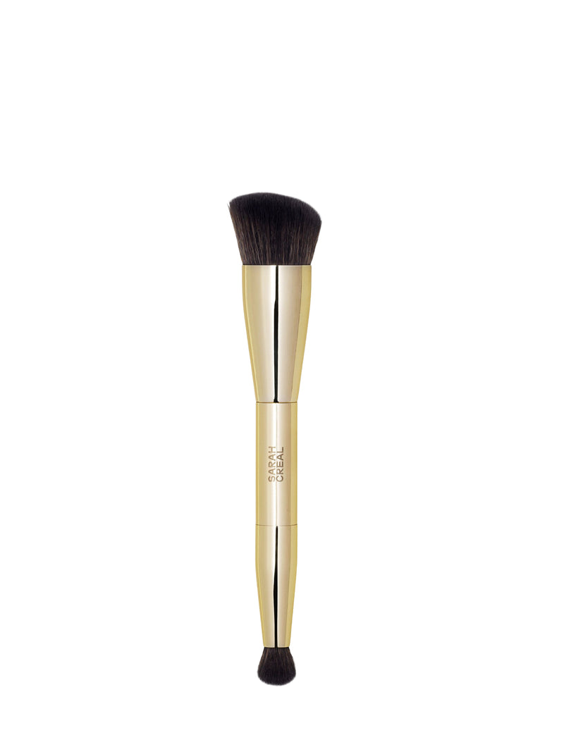 Precision Cheek and Eye Brush for Quick Coloration and Sculpting