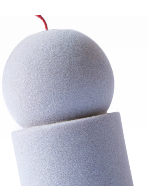 Lulu Velvet Light Grey