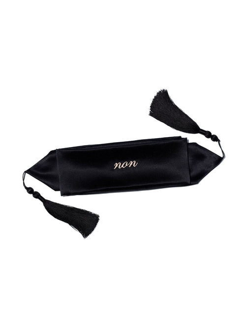 Oui Non Silk Blindfold
