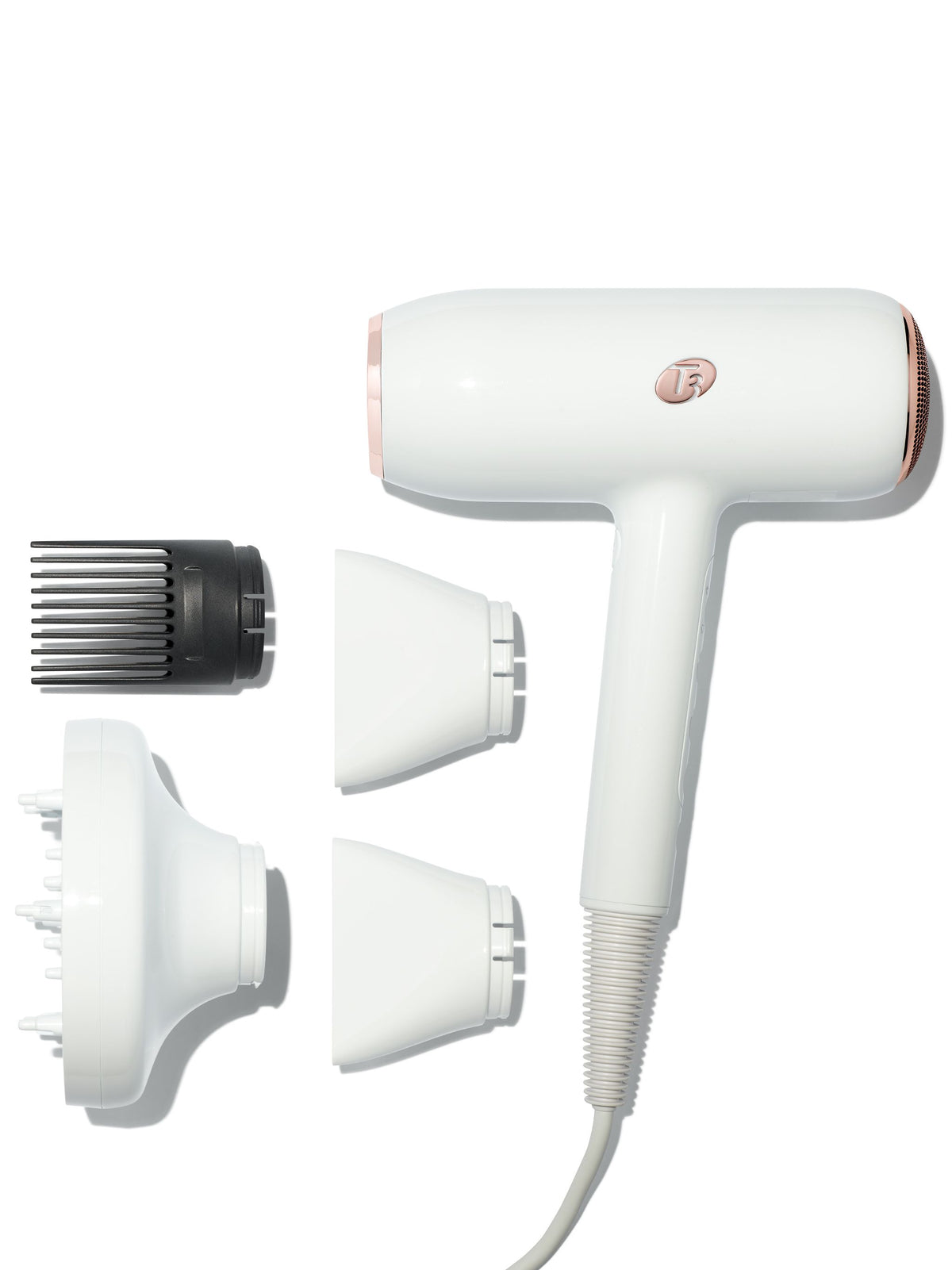 T3 Luxe White and Silver Hair Dryer T3 Featherweight StyleMax hair dryer review | TechRadar main image 4
